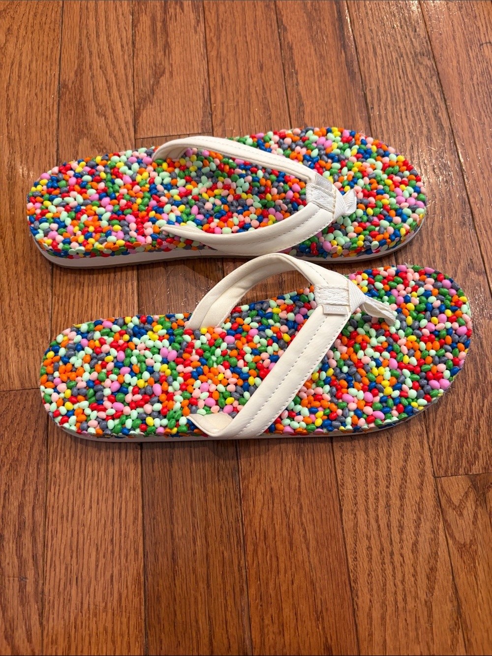 Sanuk Bubblecush women’s massage comfort flip flops EUC size 8